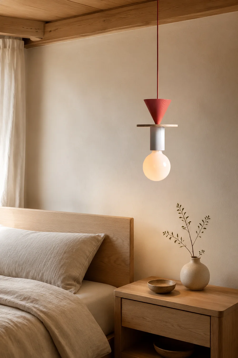 Design Colored Wood Blocks Pendant Light - Lumpaz