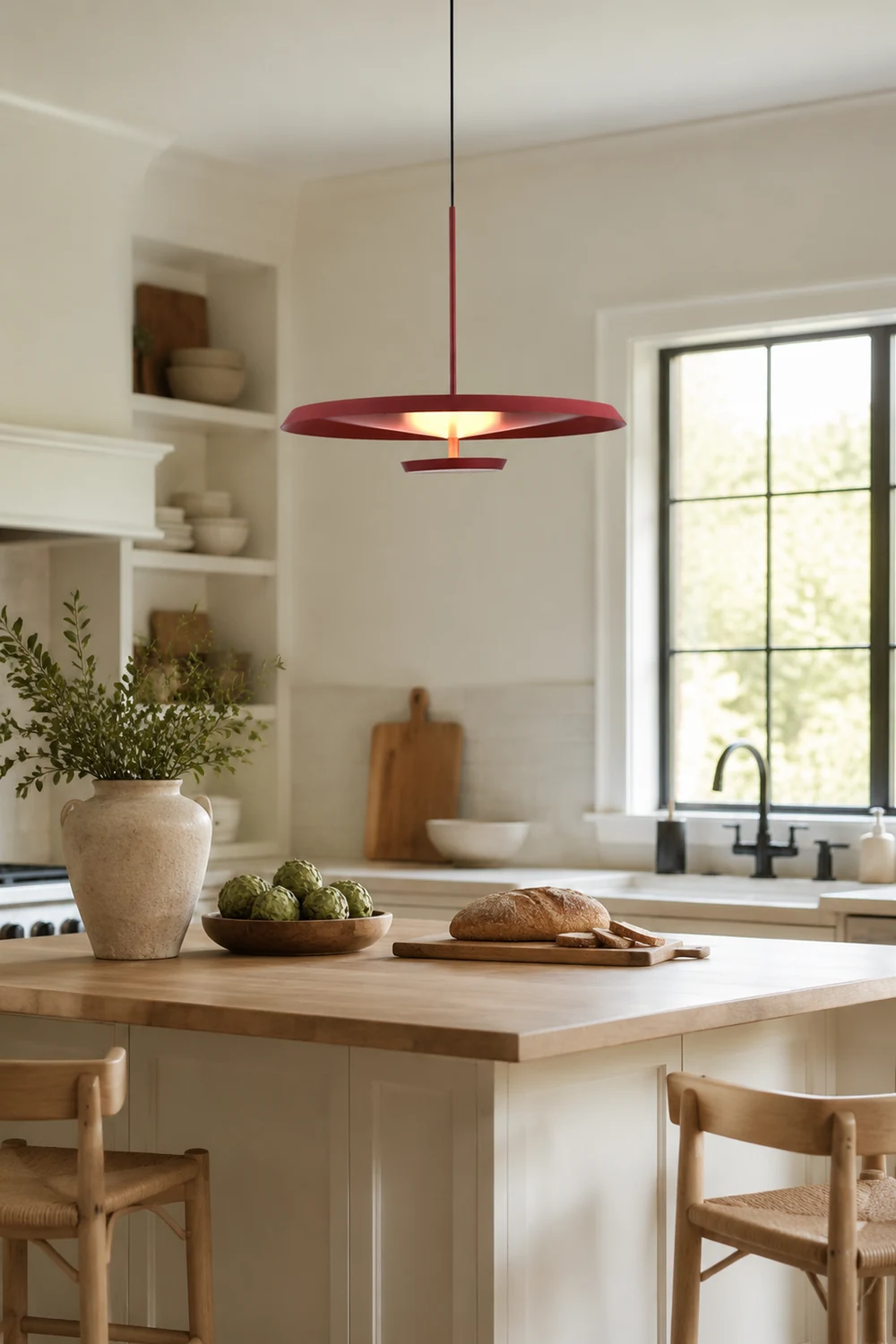 Modern LED Fixtures Round Plate Pendant Lights - Lumpaz