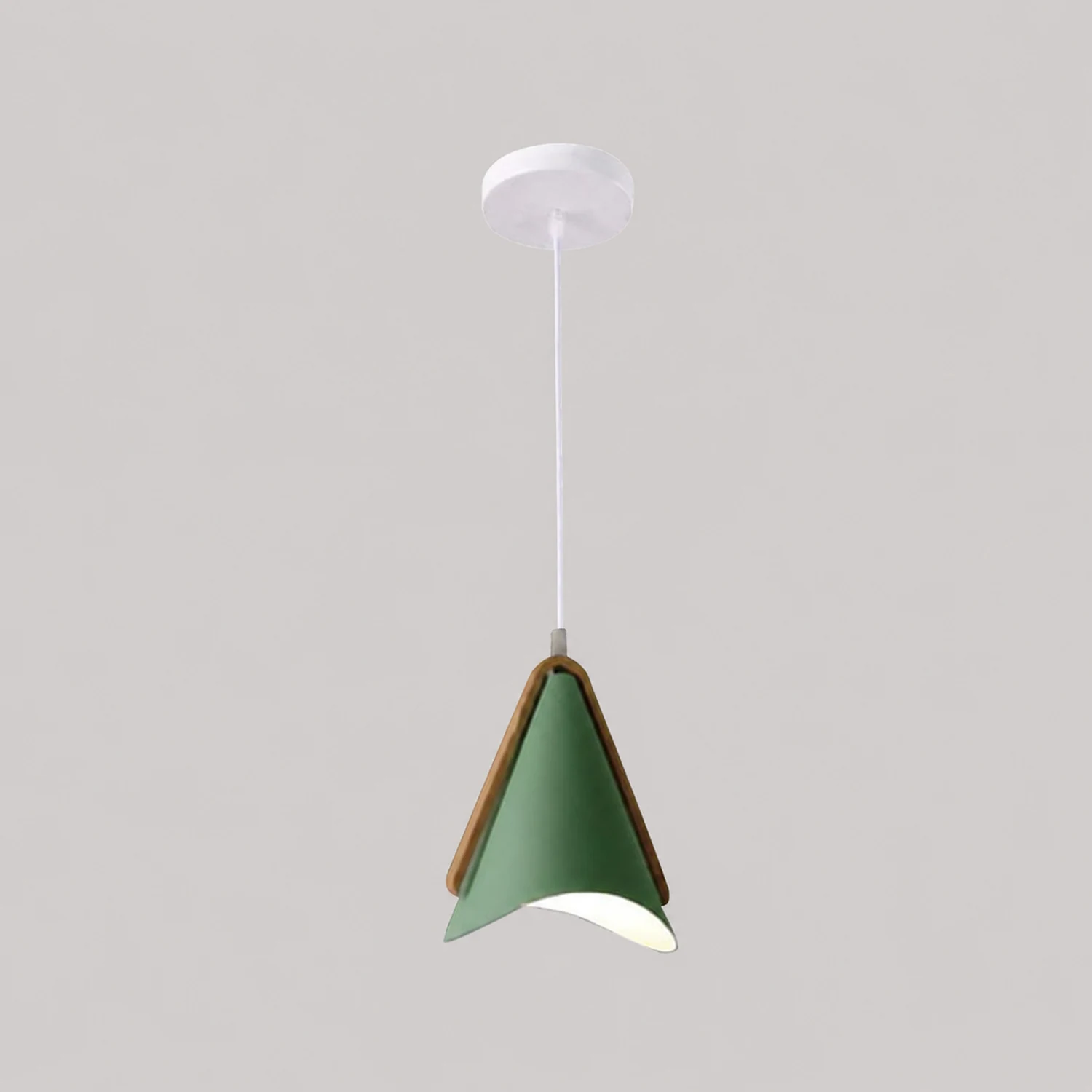 Morandi Cluster-Pendelleuchte 5 Farben, Holz&Metall - Lumpaz