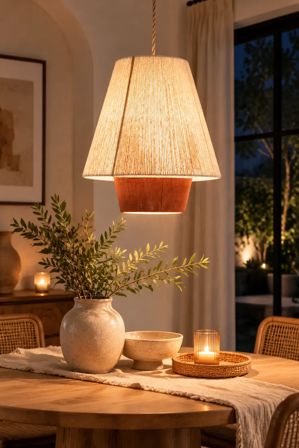 Creative Rope Lantern Boho Pendant Light - Lumpaz