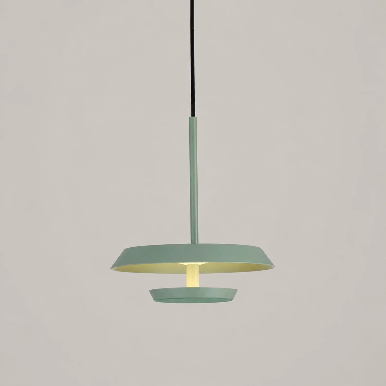 Modern LED Fixtures Round Plate Pendant Lights - Lumpaz