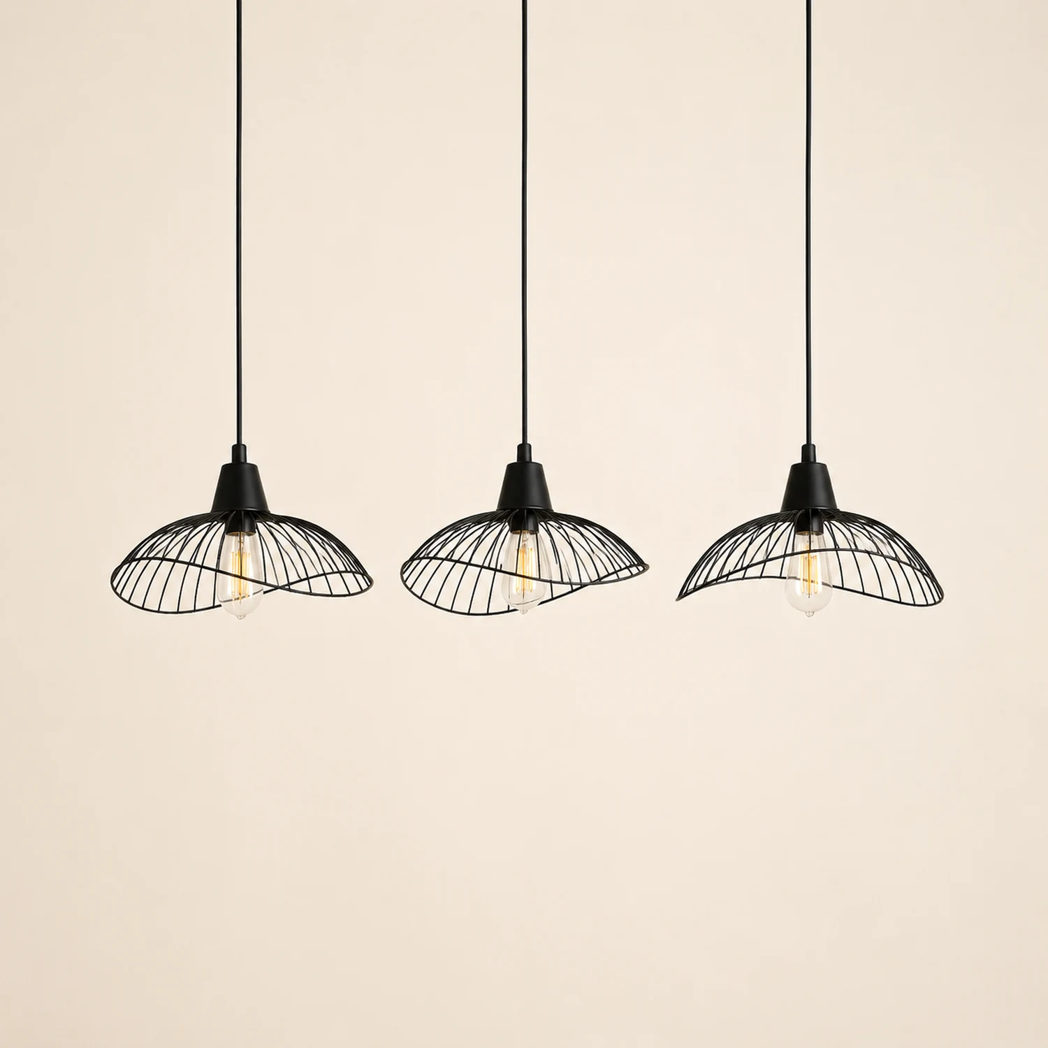 Modern Black Medium Ceiling Light Pendant Lights For Kitchen Island - Lumpaz