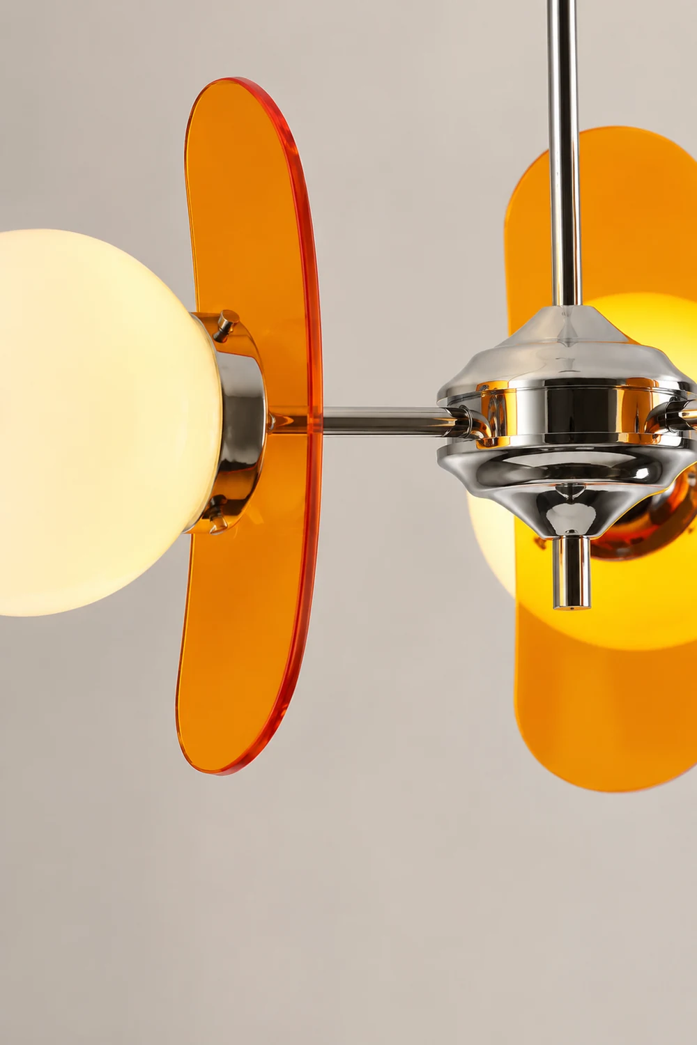 Modern Acrylic Art Deco Pendant Light For Living Room - Lumpaz