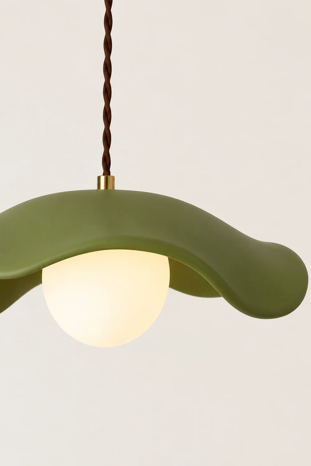 Modern Style Hat Shade Wabi-Sabi Pendant Light - Lumpaz