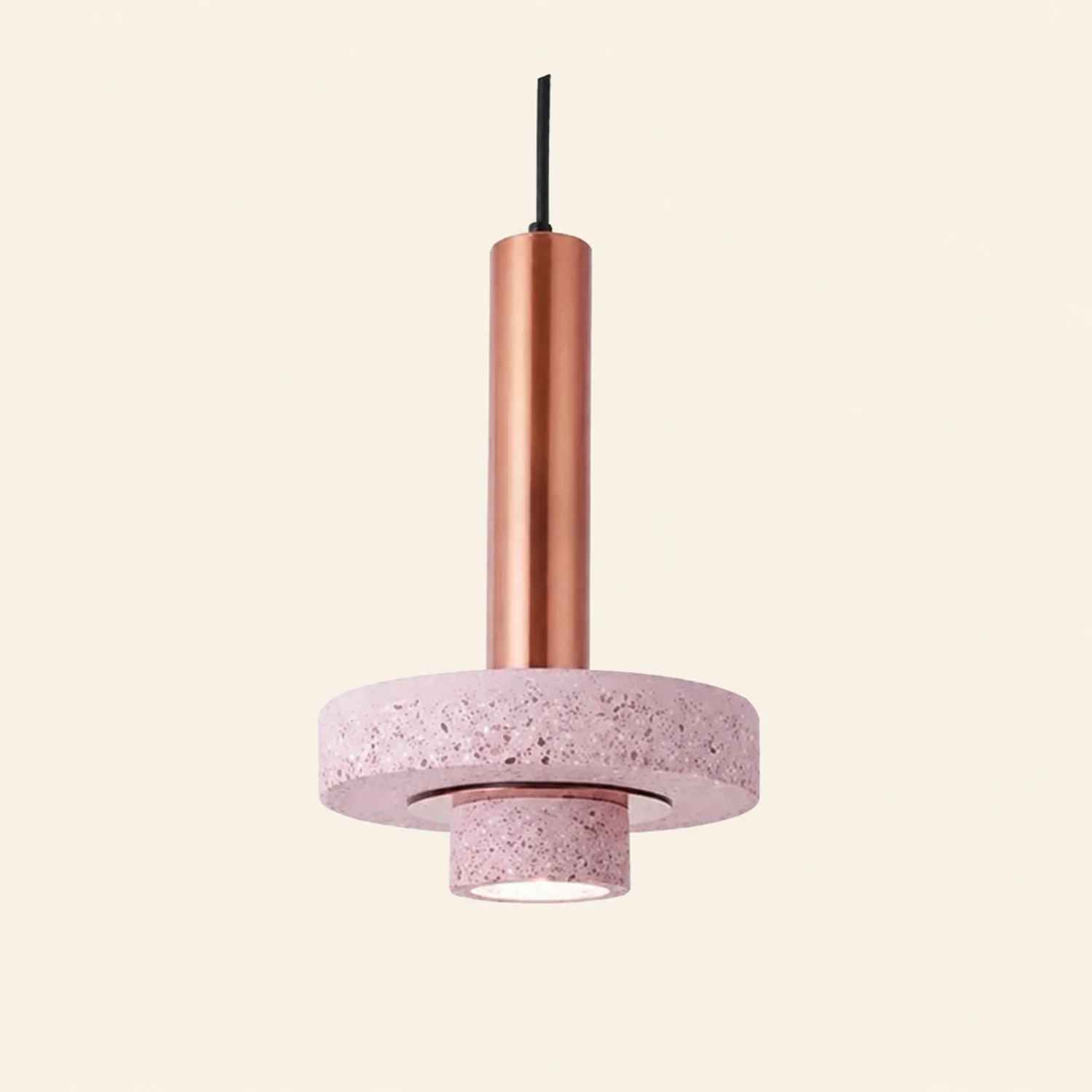 Zaid Pendelleuchte 4 Farben, Terrazzo - Lumpaz