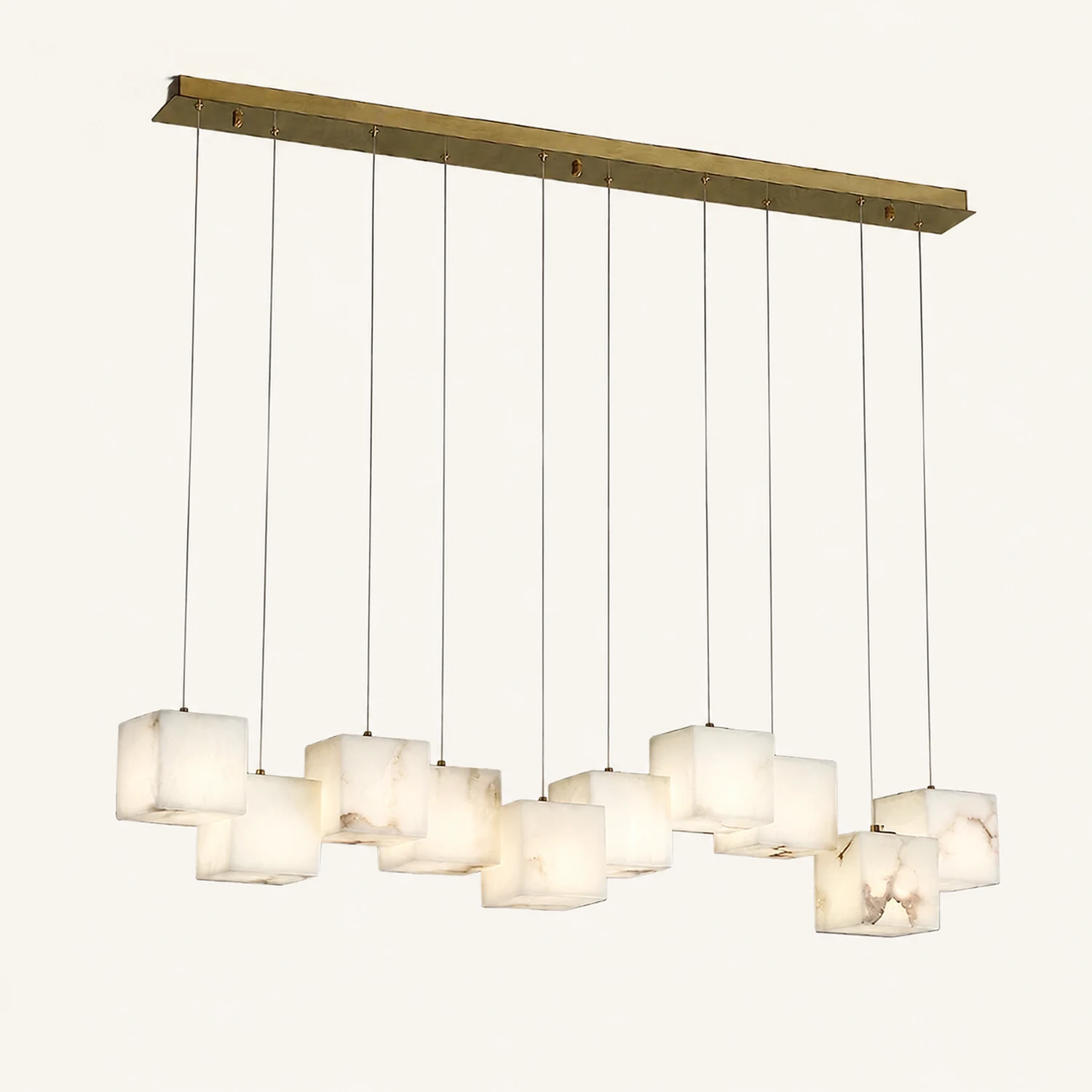 Modern Artistic Geometric Shape Elegant Hanging Light Fixture - Lumpaz