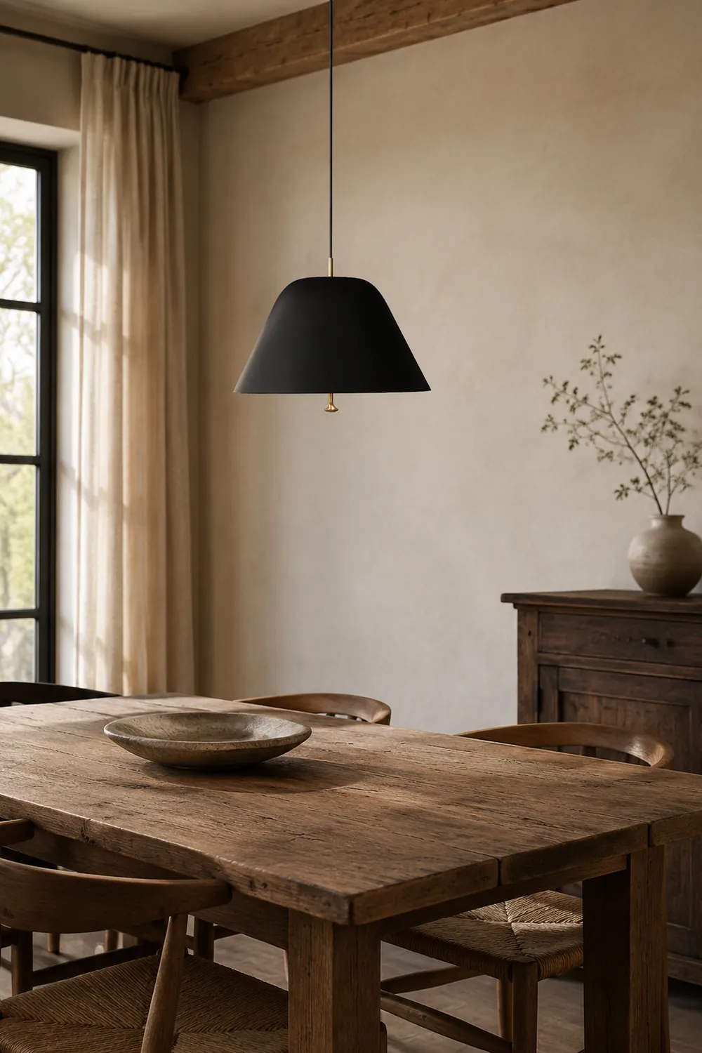 Modern Metal Living Room Cone Pendant Light - Lumpaz