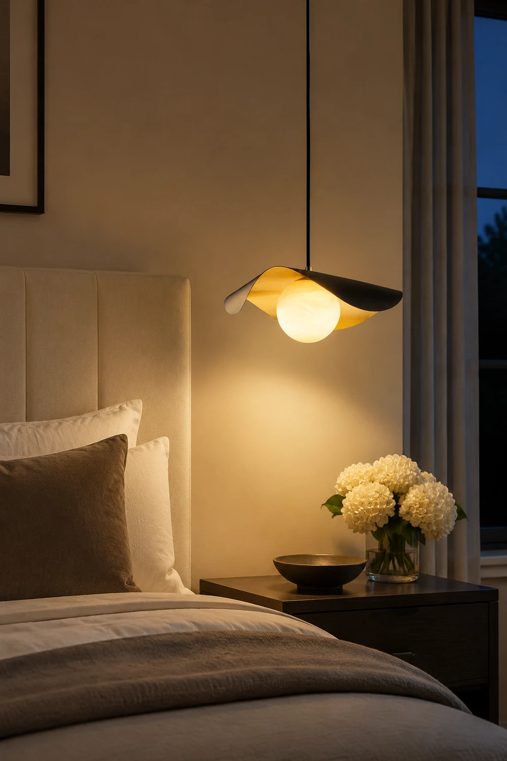 Eveline Pendelleuchte, Pure Kupfer&Dolomite, ∅35/40cm - Lumpaz