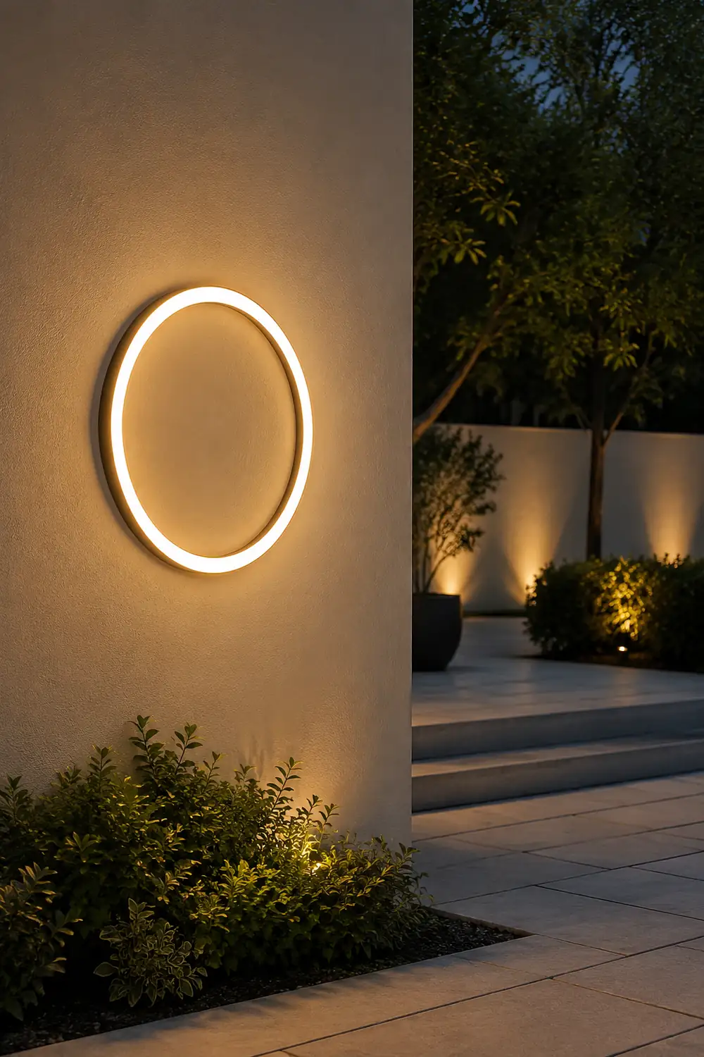 Postmorderne Wasserdichte LED Wandleuchten für Garten, Außenbereich - Lumpaz
