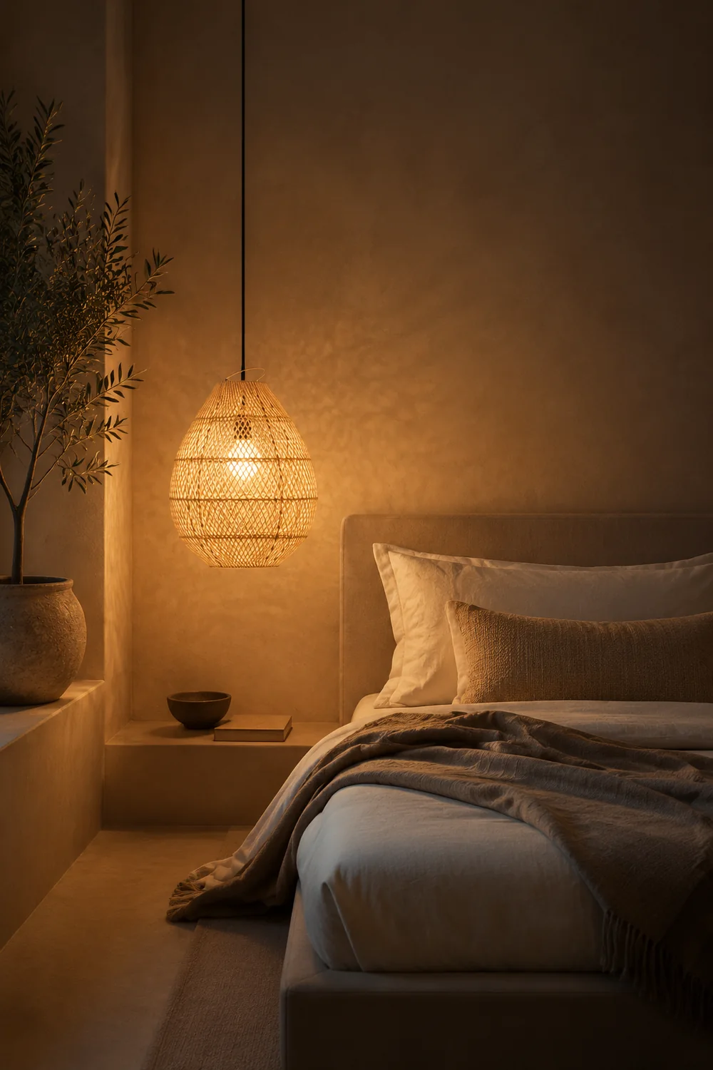 Boho High Quality Rattan Handwoven Pendant Light - Lumpaz