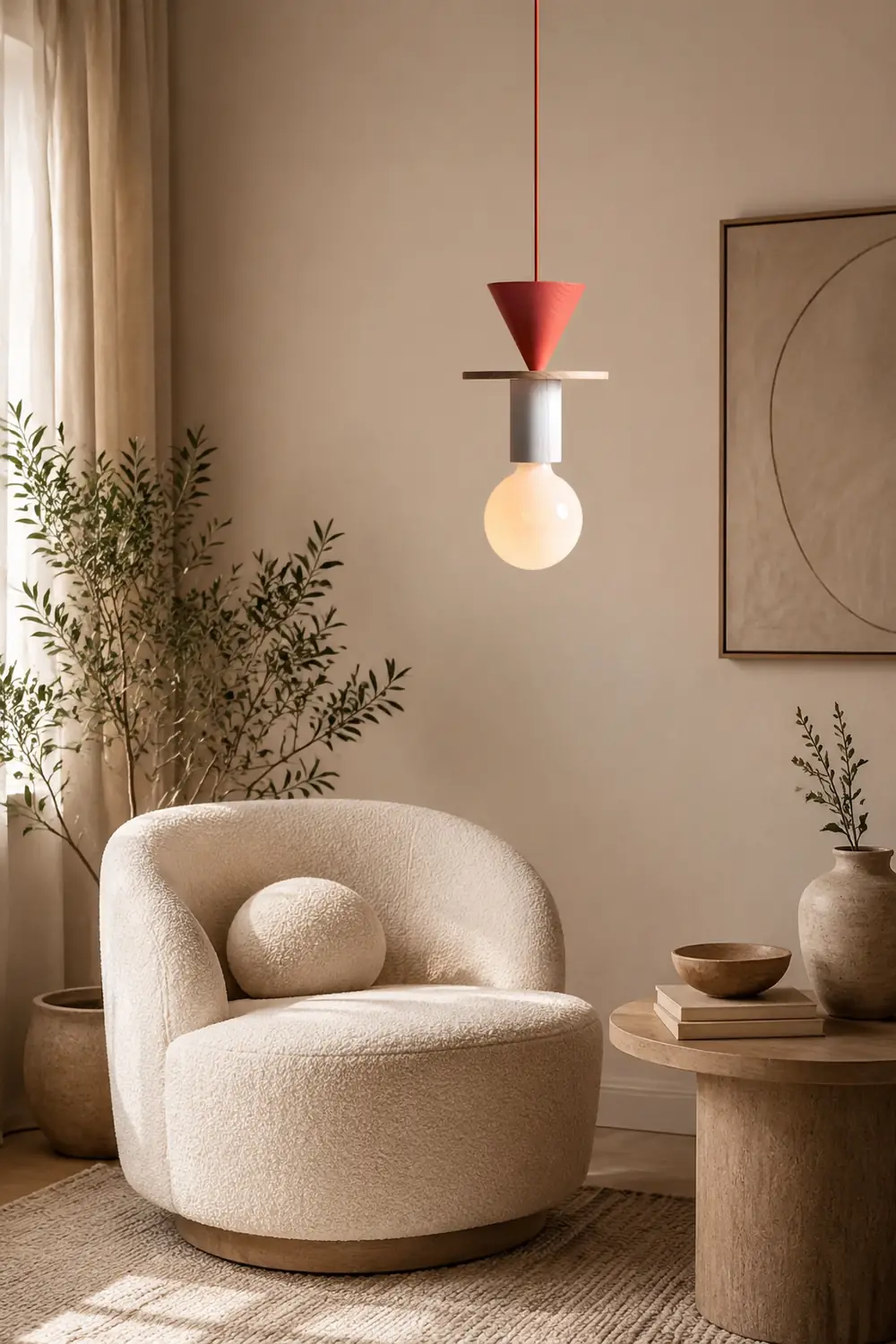 Design Colored Wood Blocks Pendant Light - Lumpaz