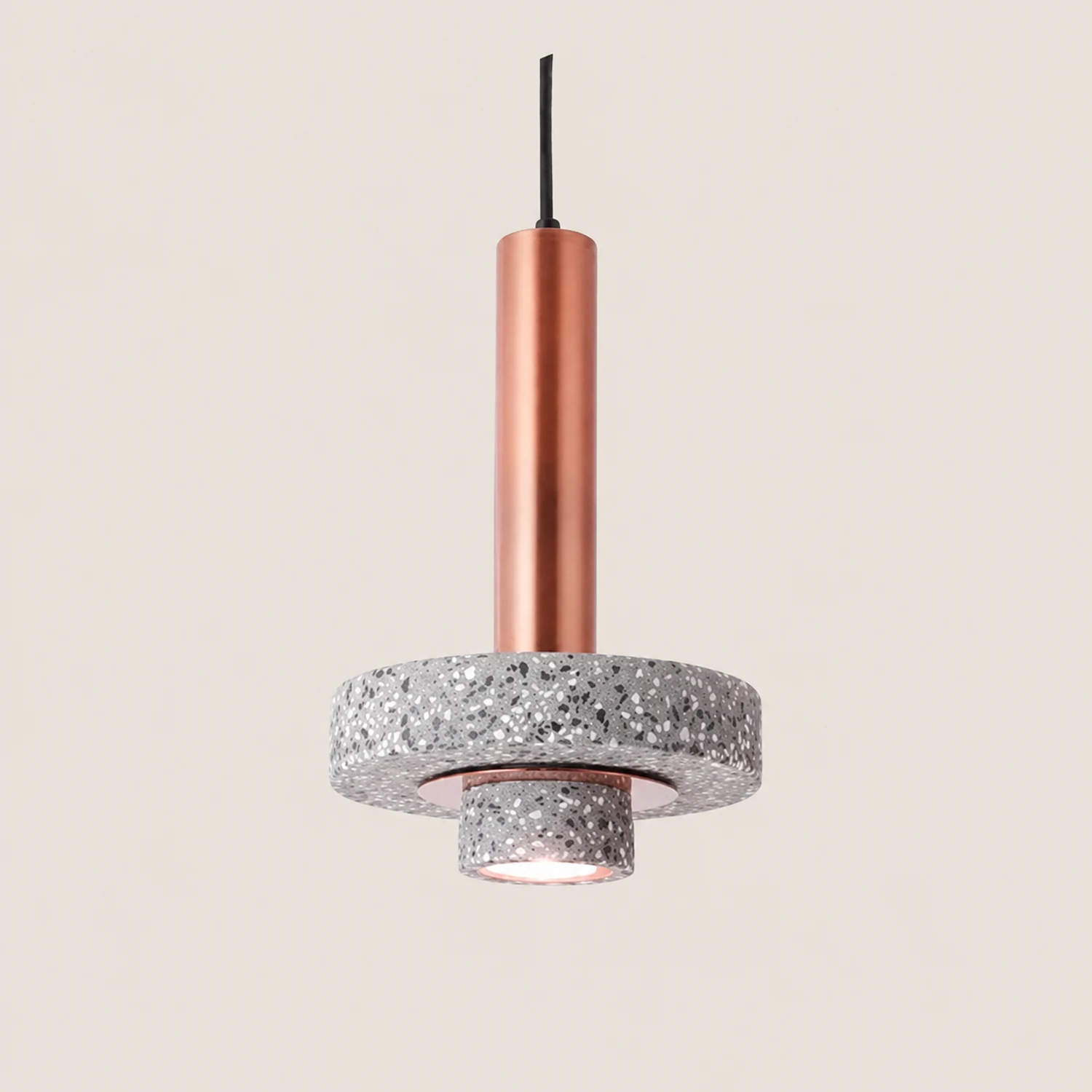Zaid Pendelleuchte 4 Farben, Terrazzo - Lumpaz