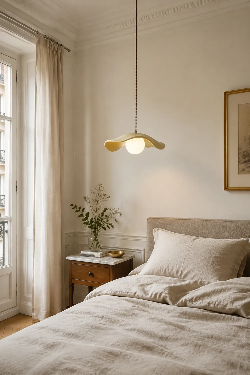 Modern Style Hat Shade Wabi-Sabi Pendant Light - Lumpaz