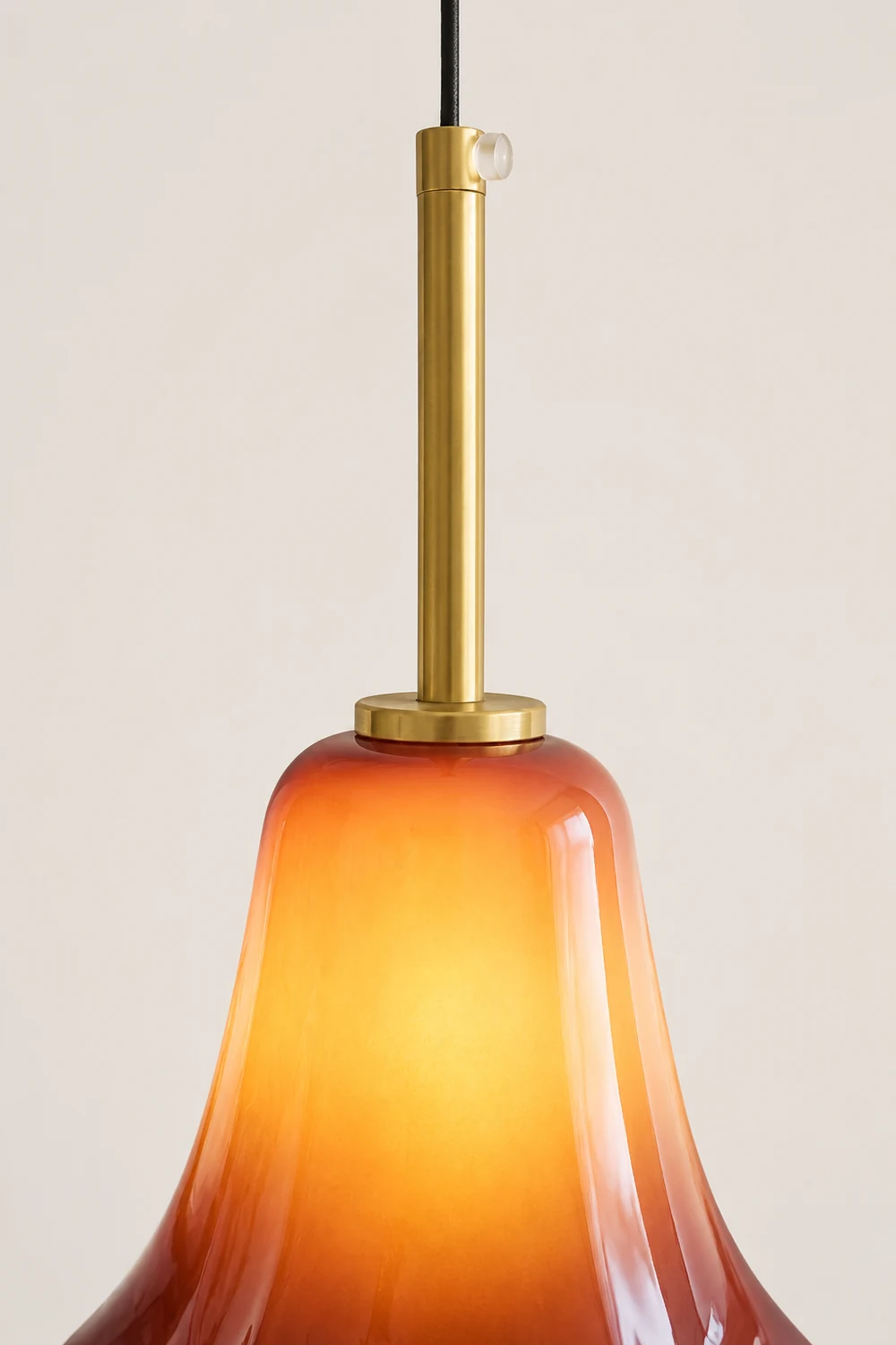 Vintage Glass Pendant Light For Bedroom - Lumpaz