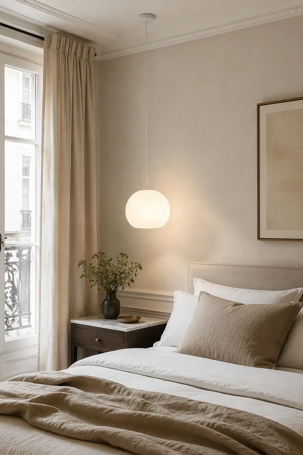 Modern Glass Hanging White Bubble Pendant Lights For Living Room - Lumpaz