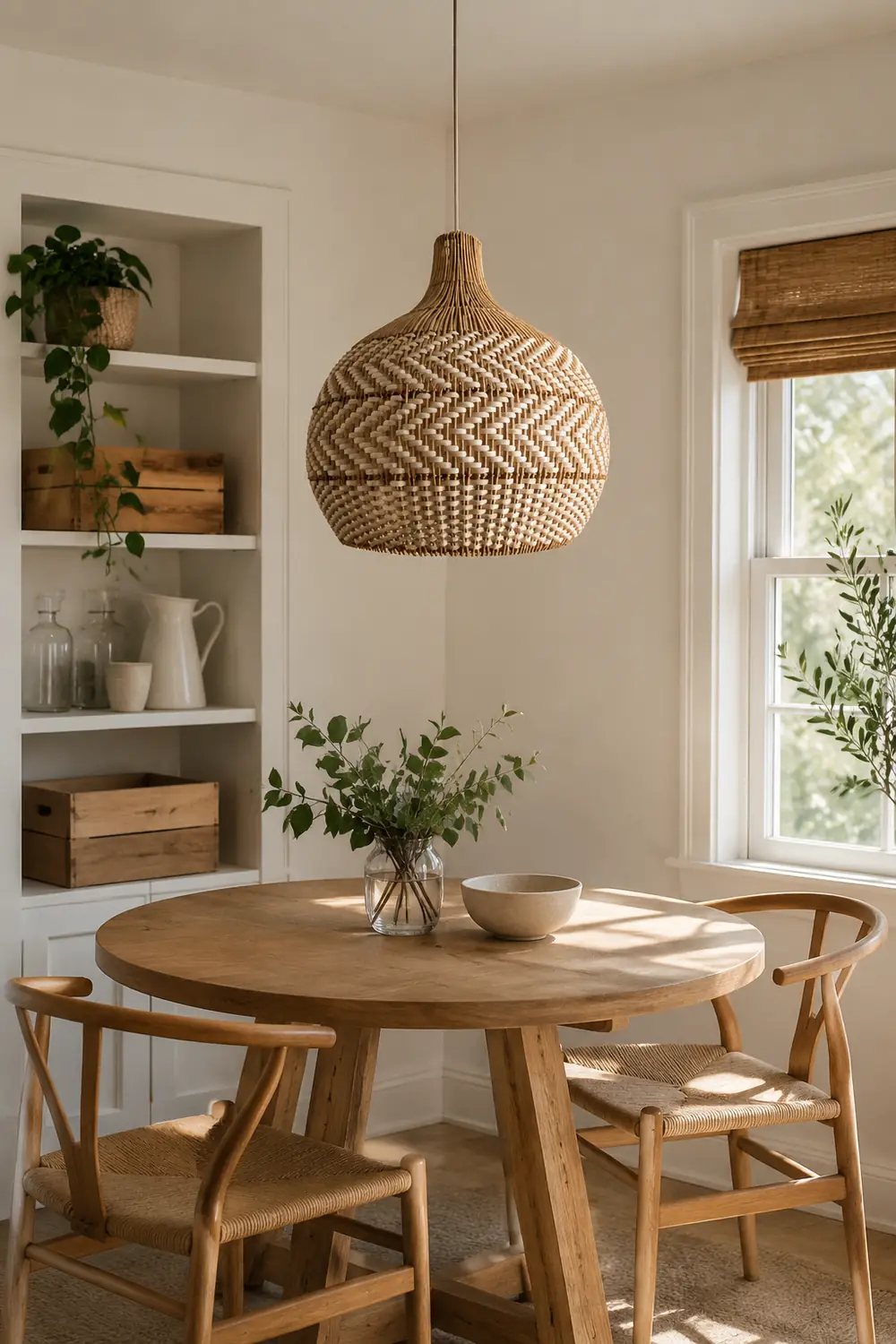 Modern Rattan Handwoven Pendant Light - Lumpaz