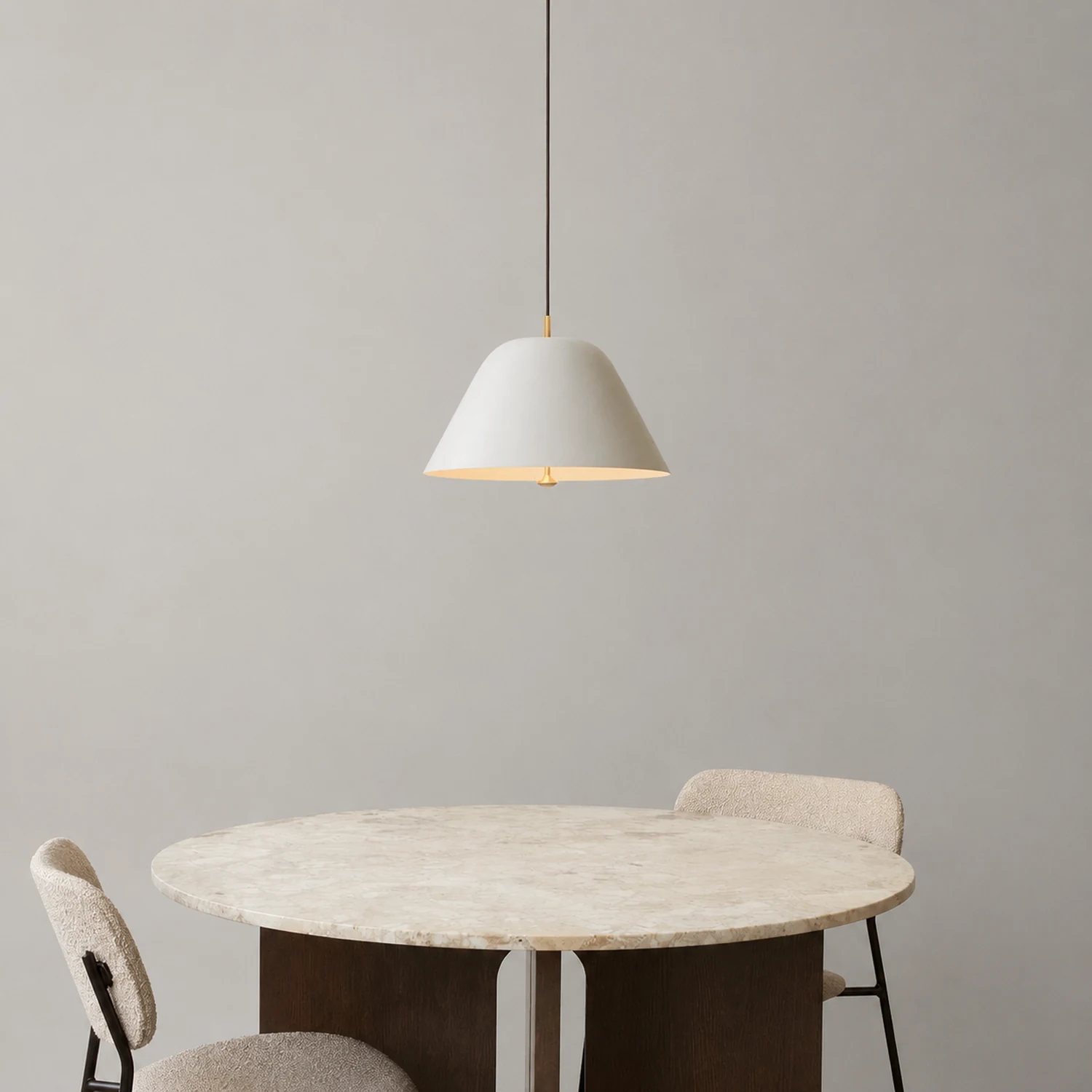 Modern Metal Living Room Cone Pendant Light - Lumpaz
