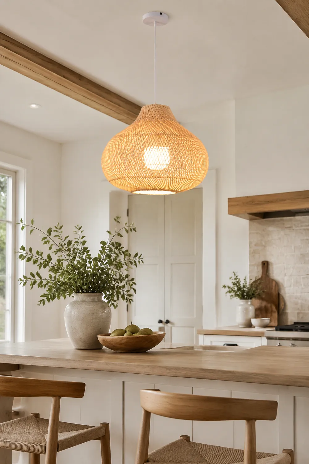 Boho Natural handmade Island Pendant Light - Lumpaz