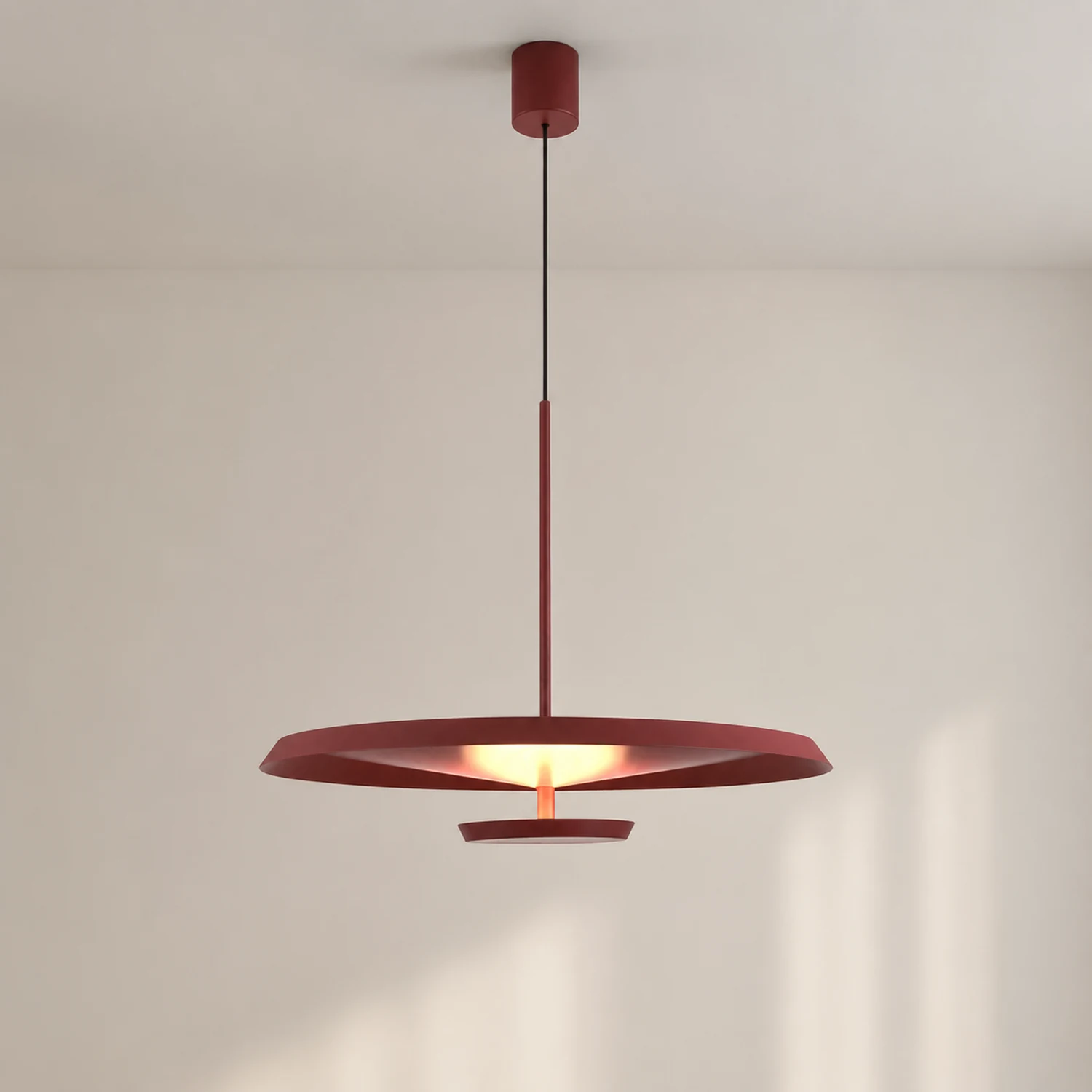 Modern LED Fixtures Round Plate Pendant Lights - Lumpaz