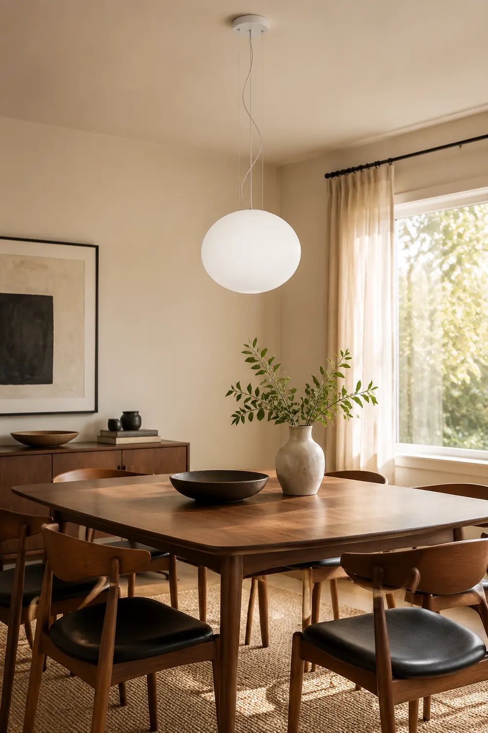 Modern Glass Hanging White Bubble Pendant Lights For Living Room - Lumpaz