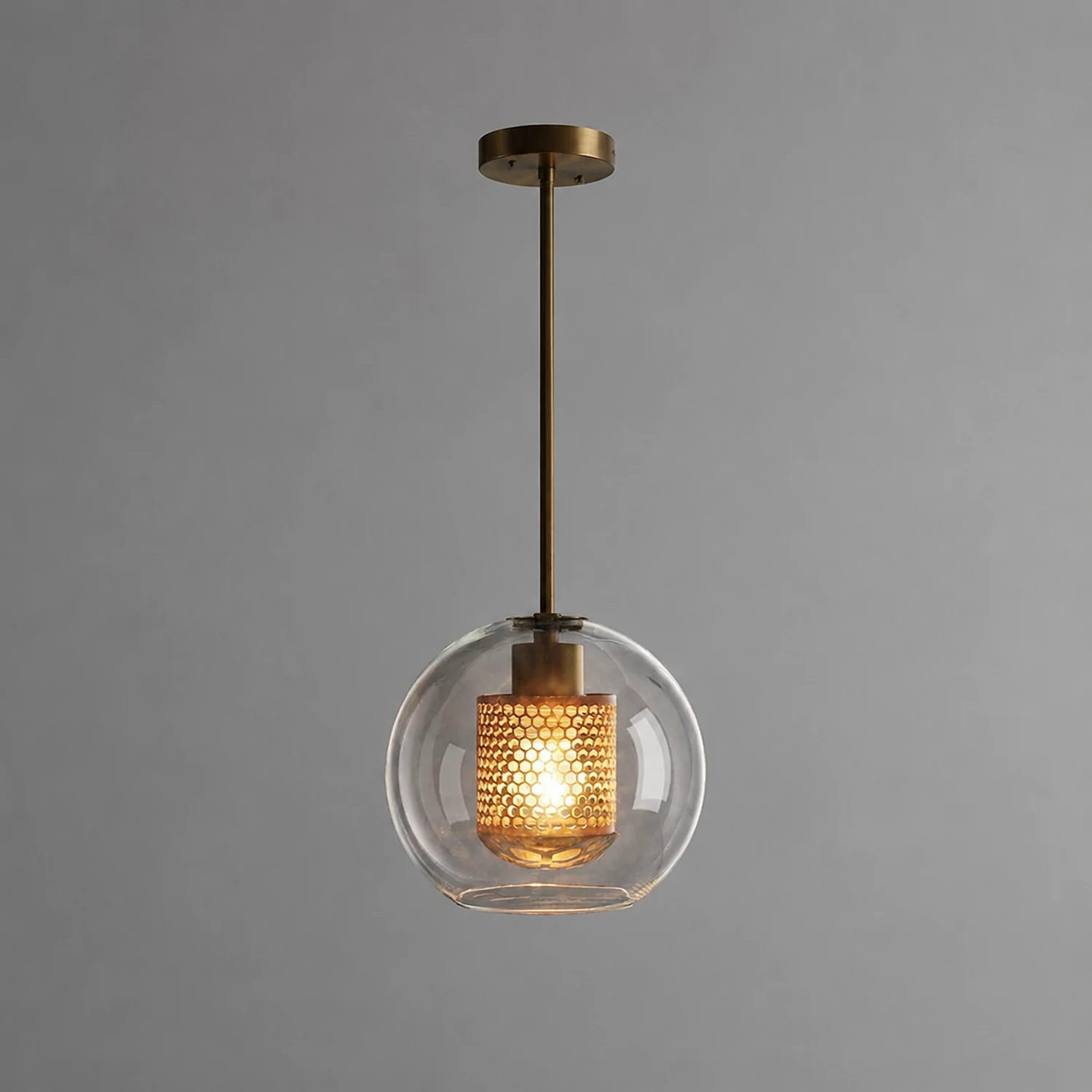 Nordische Industrielle Pendelleuchte aus Glas für Esszimmer, Restaurant - Lumpaz