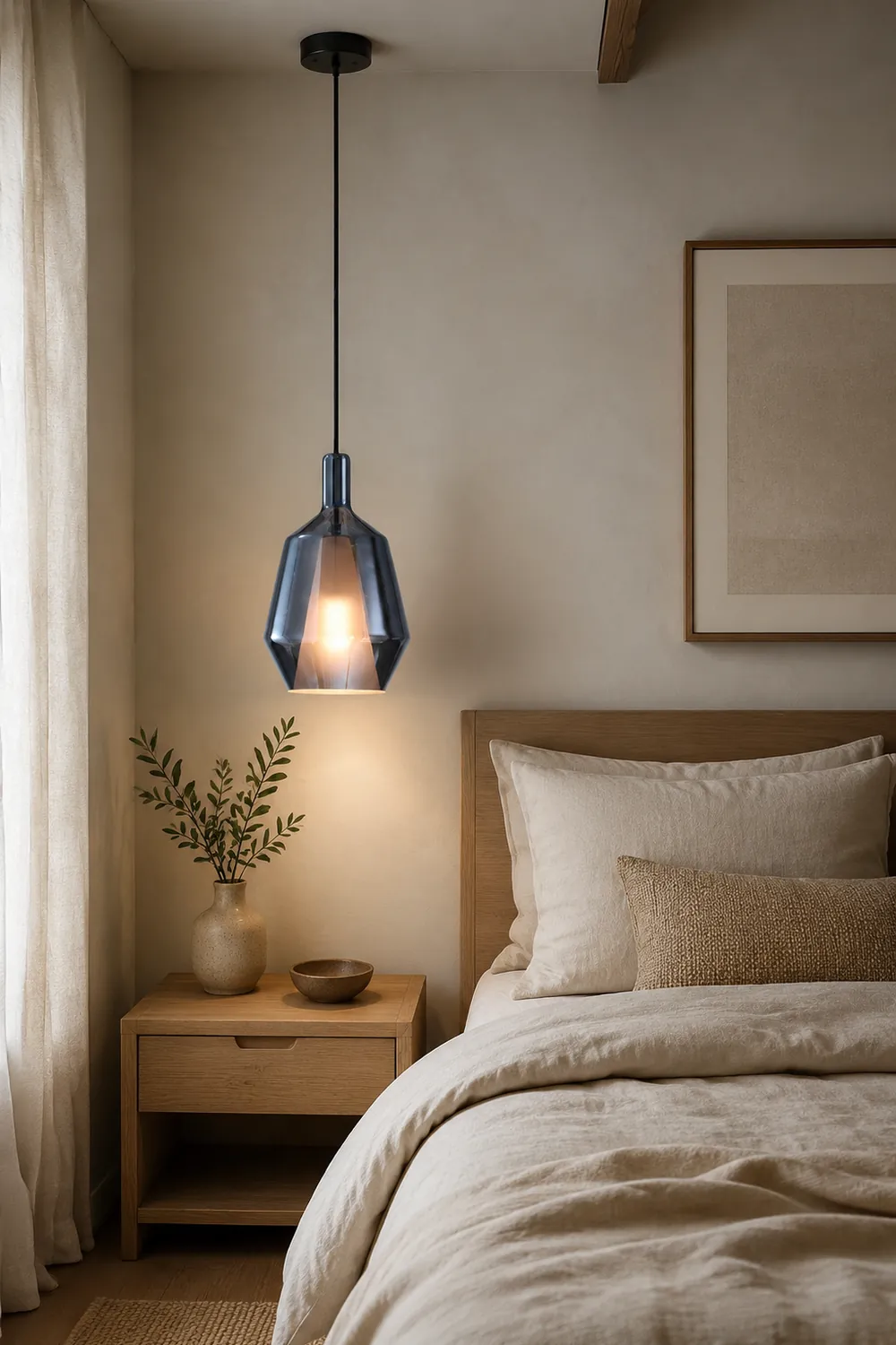 Modern Multicolored Glass Pendant Lamp for Dining - Lumpaz