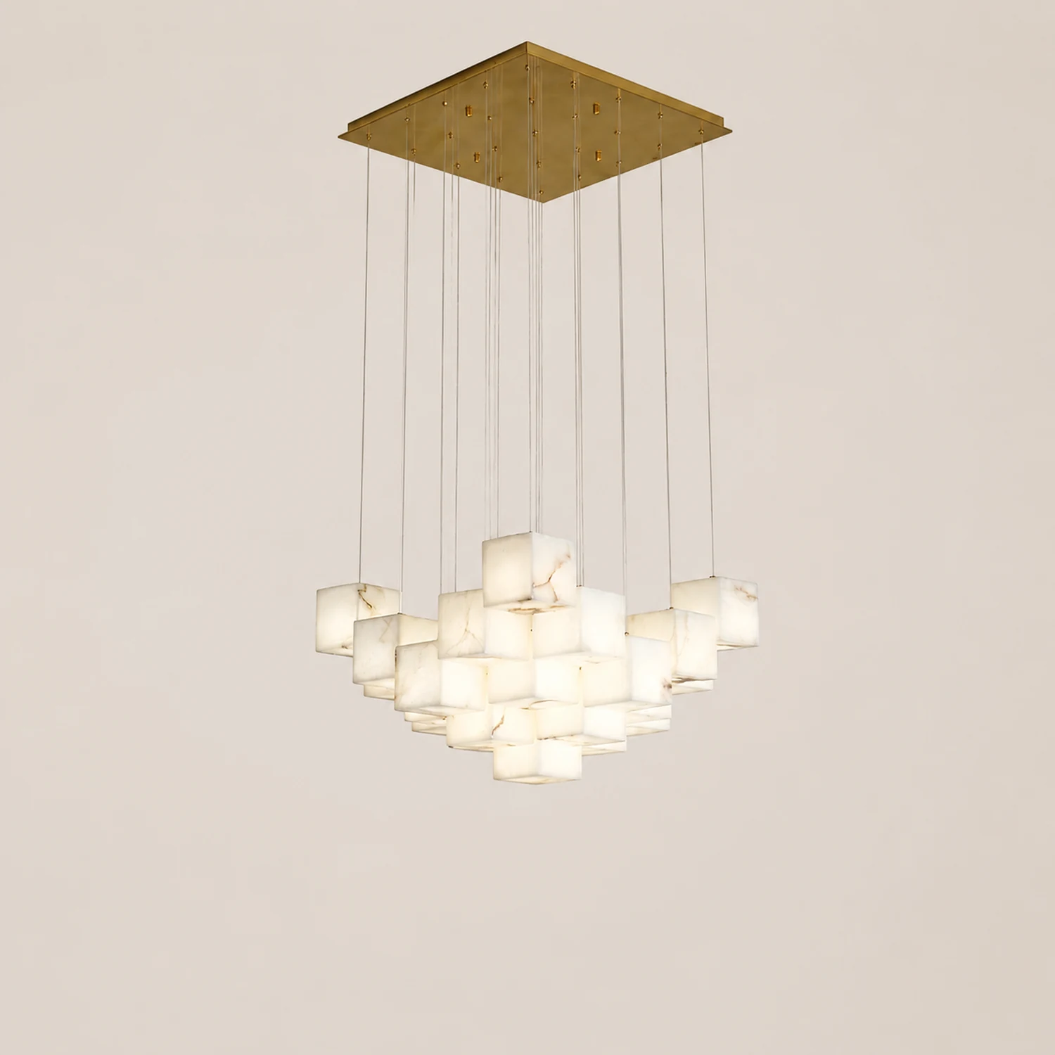 Modern Artistic Geometric Shape Elegant Hanging Light Fixture - Lumpaz