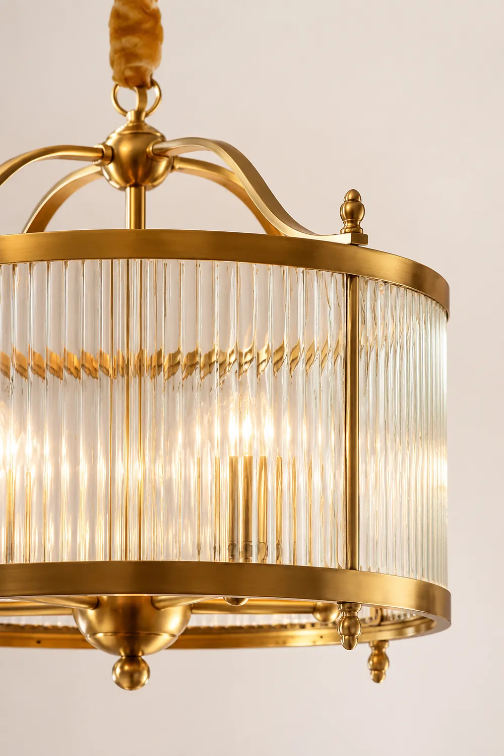 Modern Light Luxury Simple Glass Hanging Light - Lumpaz
