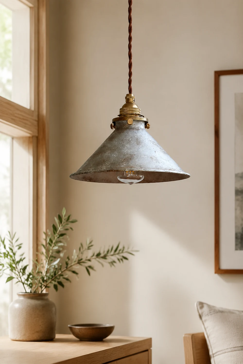 Retro Industrial Metal Fanale Pendant Light - Lumpaz