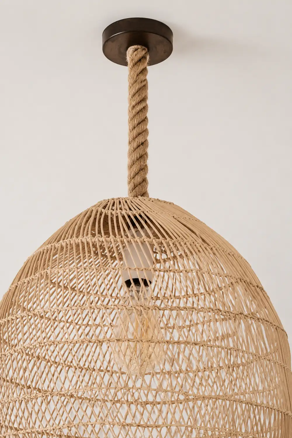 Handmade Hemp Rope Hanging Ceiling Lights - Lumpaz