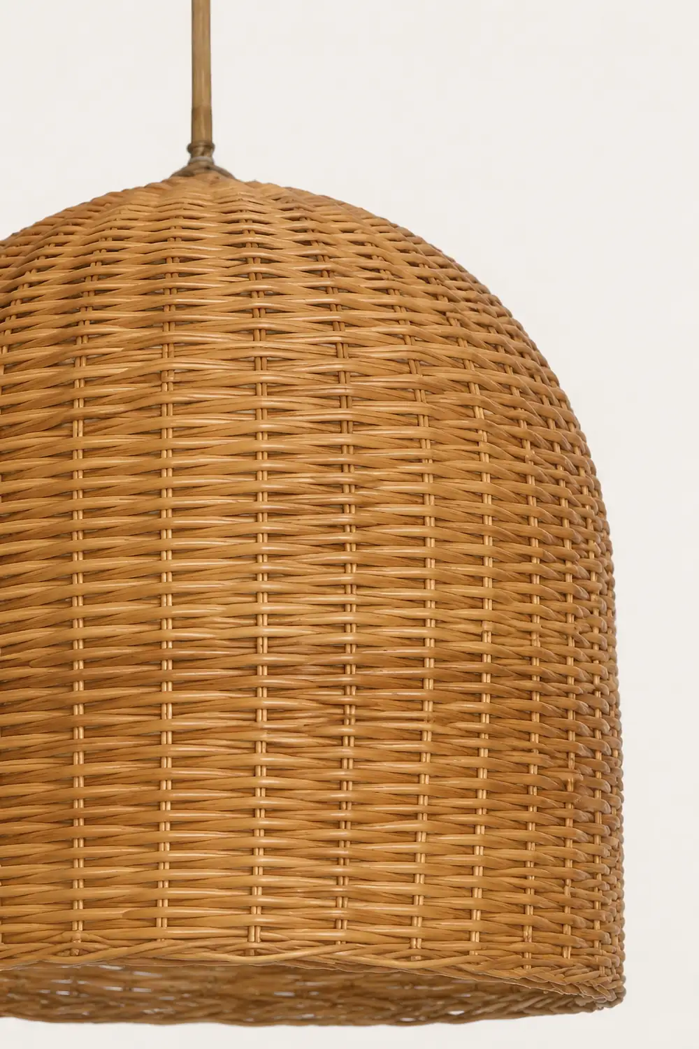 Round Short Bamboo Basket Kitchen Island Pendant Light - Lumpaz