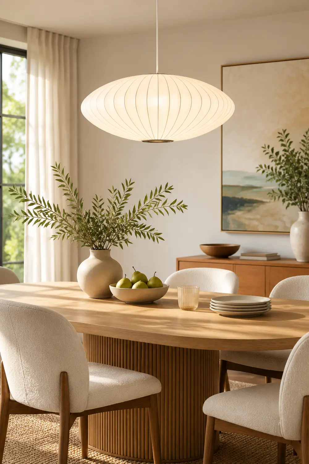 Modern Simple Saucer Pendant Light - Lumpaz