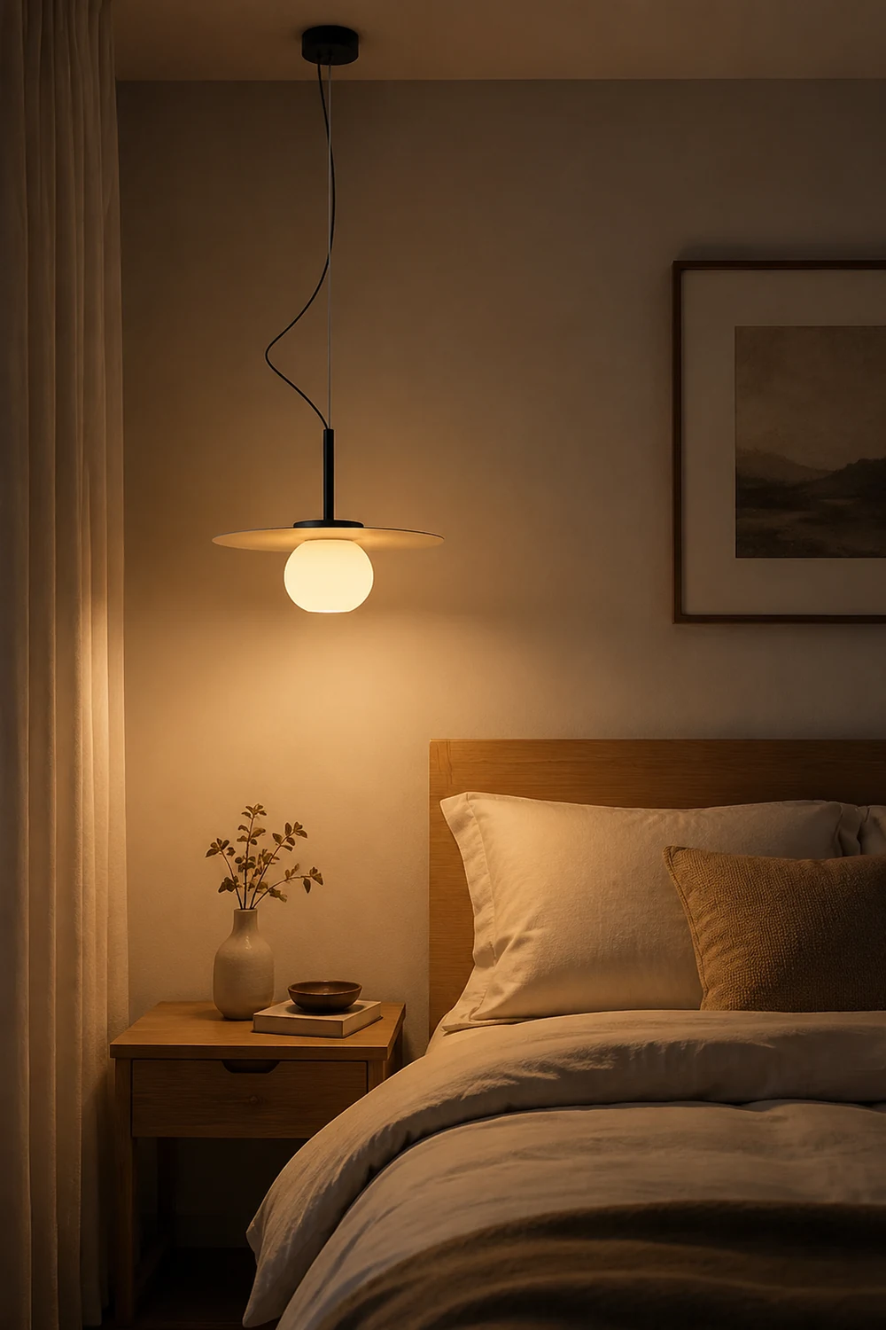 Modern Iron Pendant Light Glass Chandelier - Lumpaz