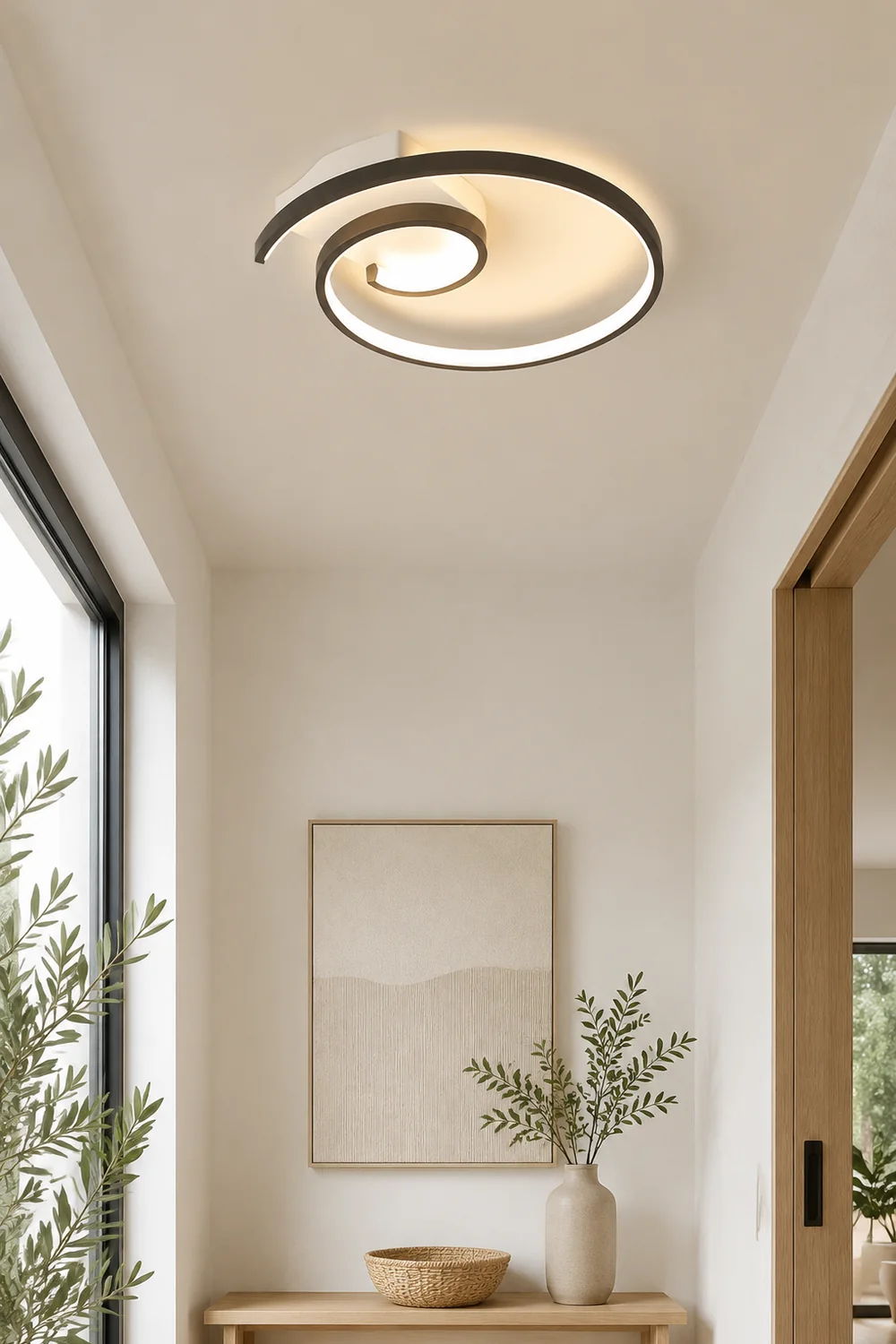 Lacey Spiral LED Deckenleuchte für Schlafzimmer, Kinderzimmer - Lumpaz