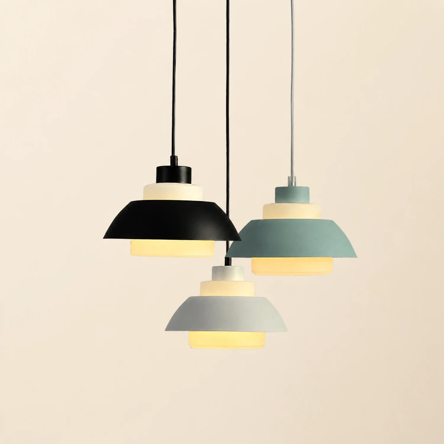 Minimalist Aluminum Pendant Light for Dining Room - Lumpaz