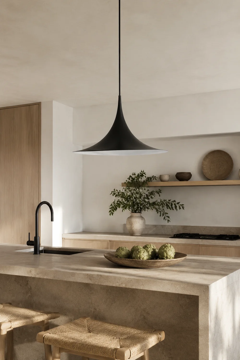 Cairns Pendelleuchte, Metall, Schwarz - Lumpaz