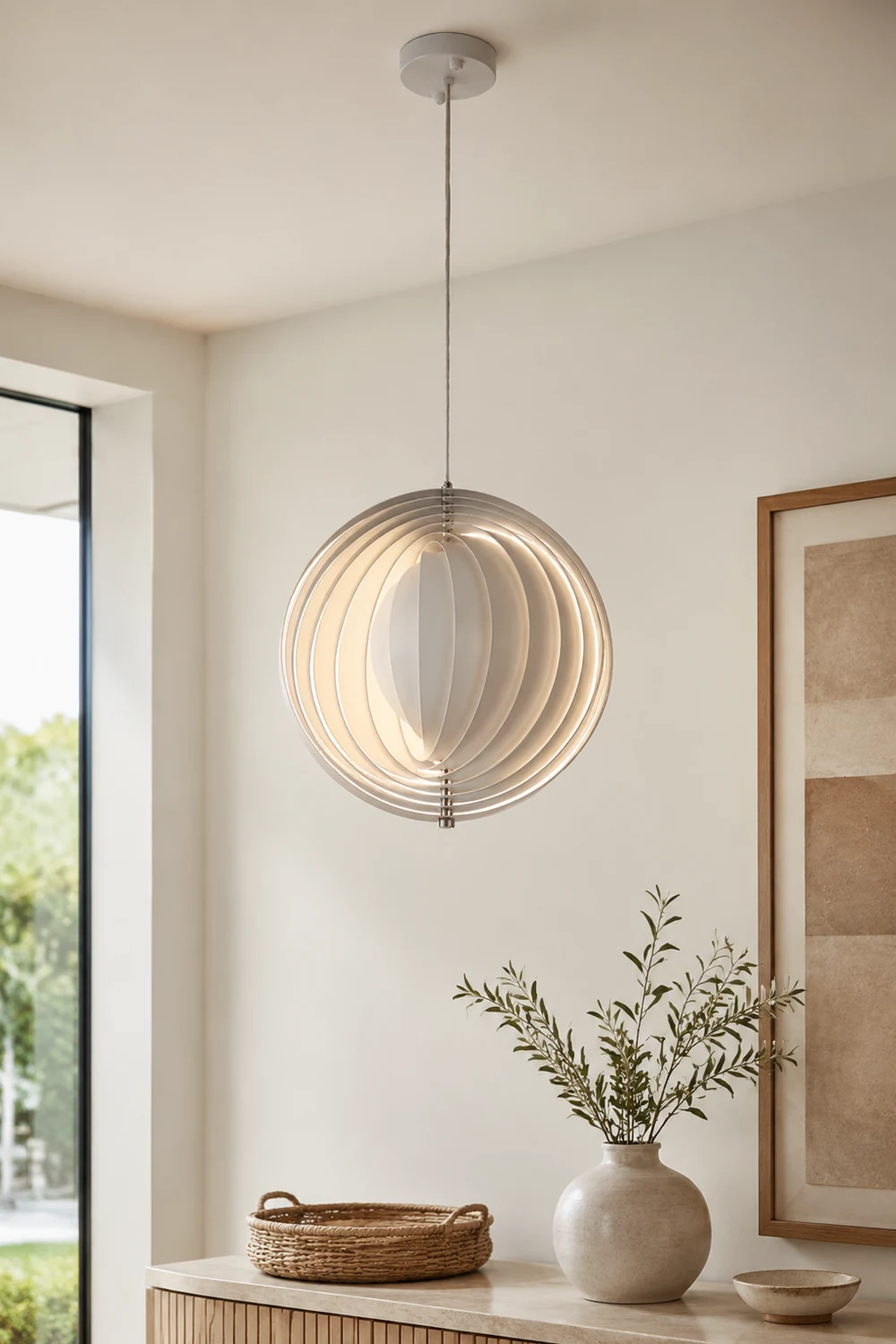 Modern Verpan Moon Lamp Pendant Light For Living Room - Lumpaz