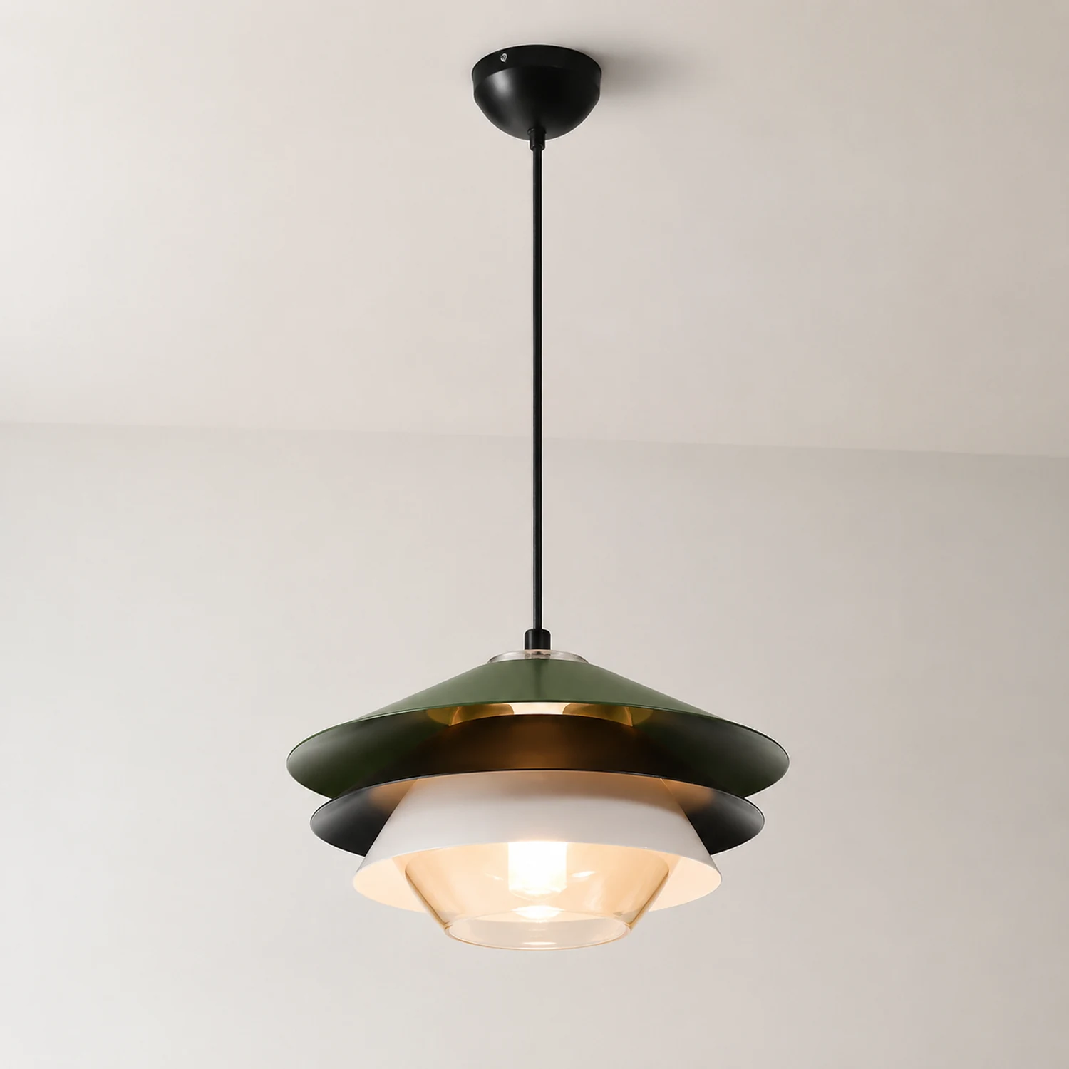 Nordic Iron Suspension Fixture Hanging Pendant Light - Lumpaz
