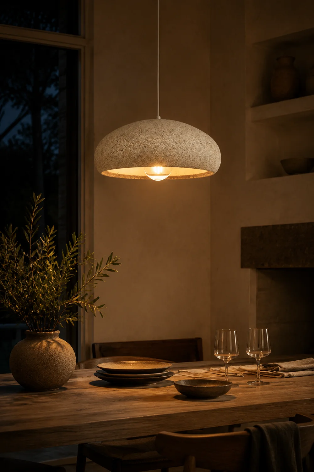 Creatieve Wabi Sabi Pendant Light For Dining Room - Lumpaz