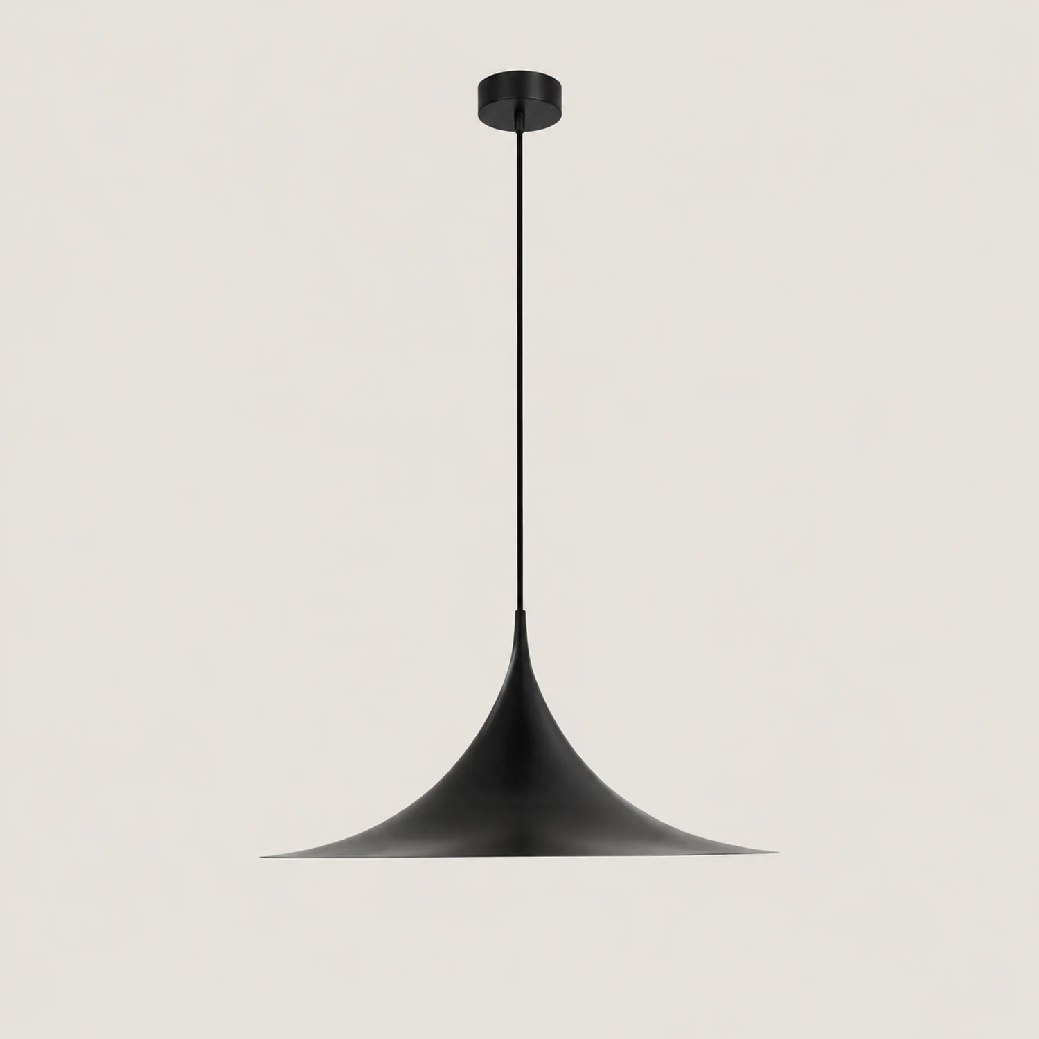 Cairns Pendelleuchte, Metall, Schwarz - Lumpaz