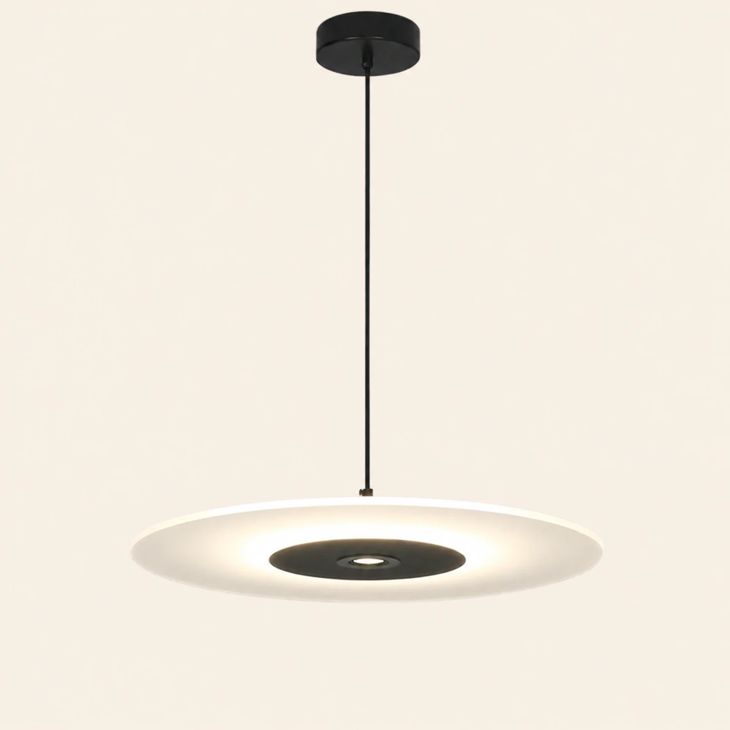 Nordic LED Flat Pendant Light For Dining Room - Lumpaz
