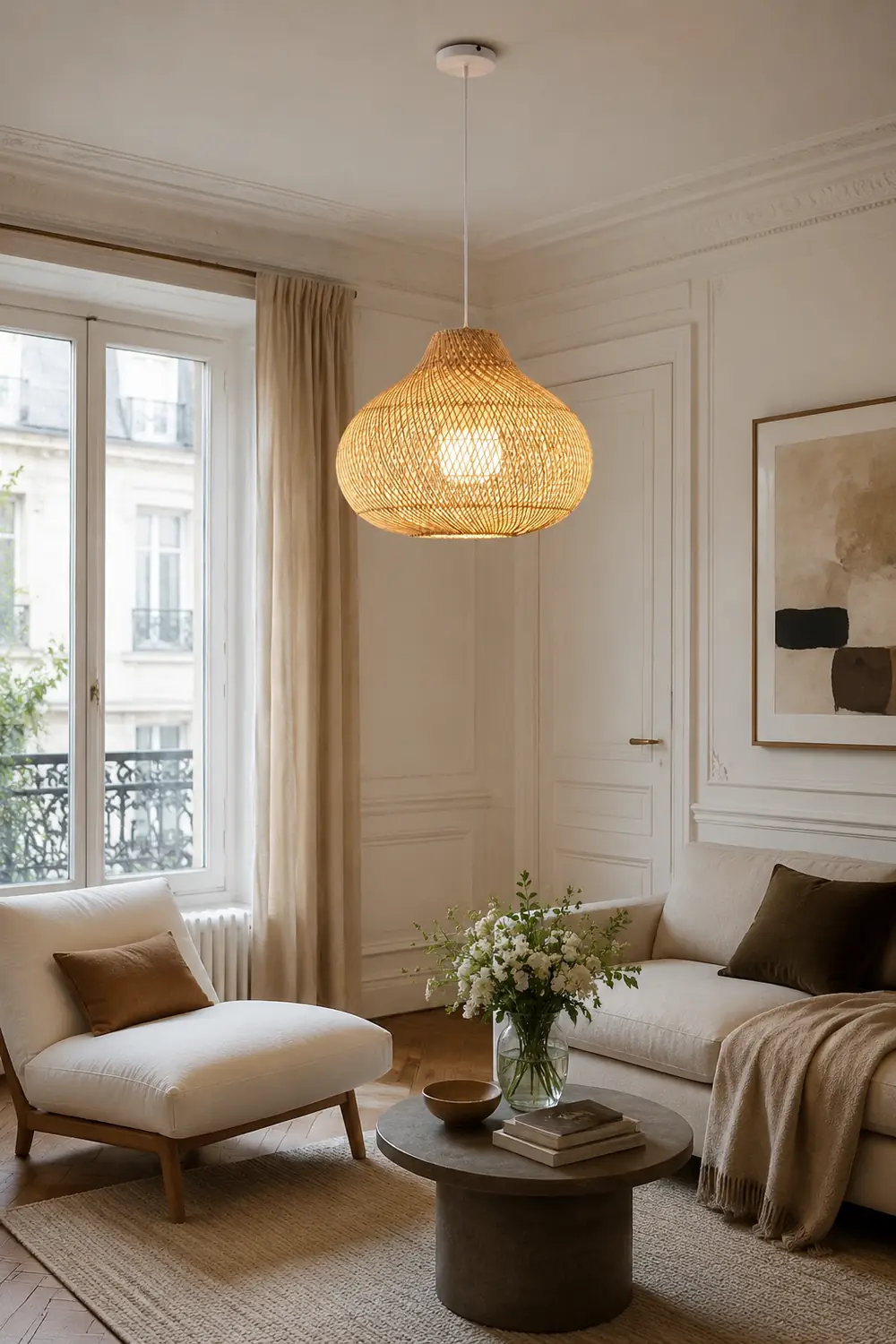 Boho Natural handmade Island Pendant Light - Lumpaz