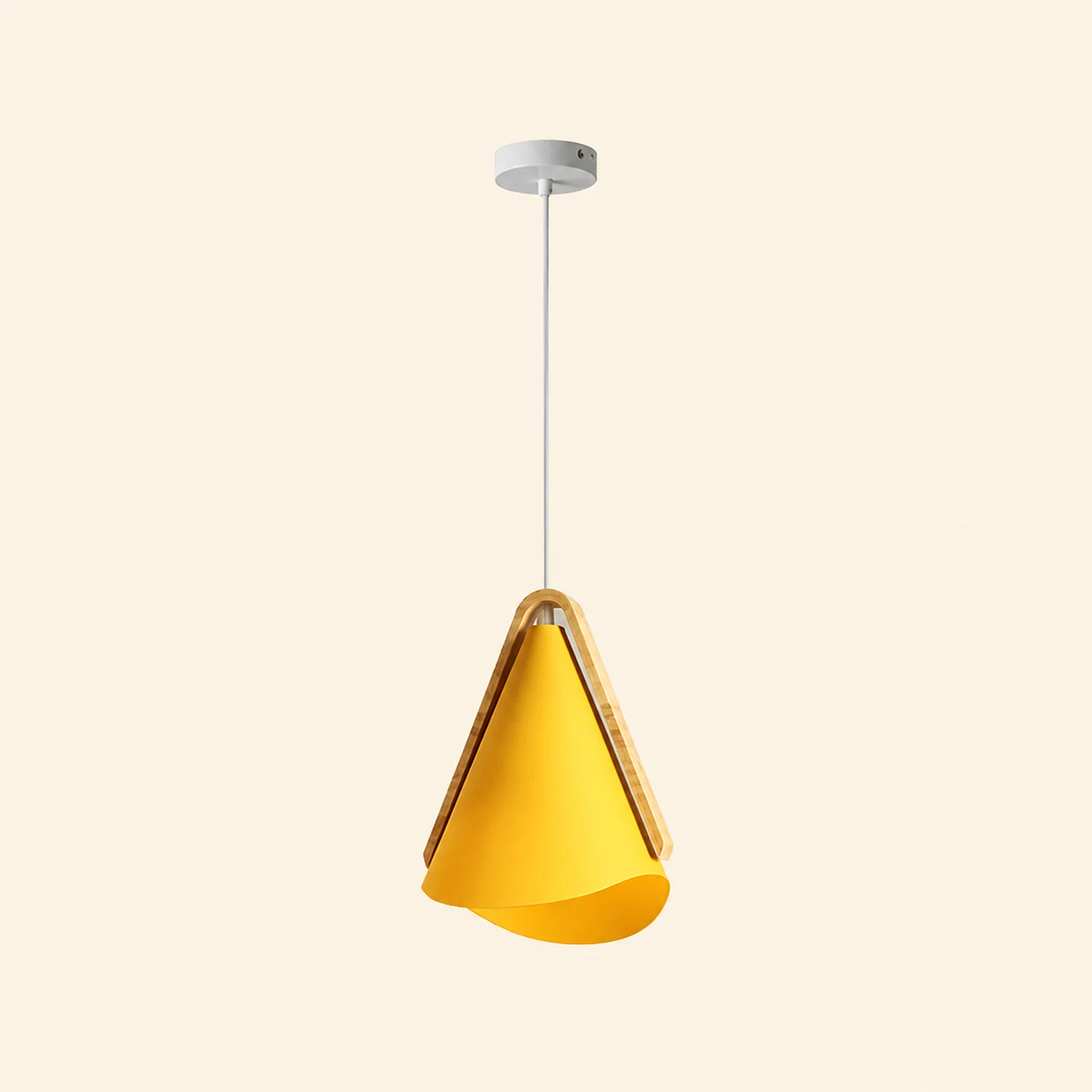 Morandi Cluster-Pendelleuchte 5 Farben, Holz&Metall - Lumpaz