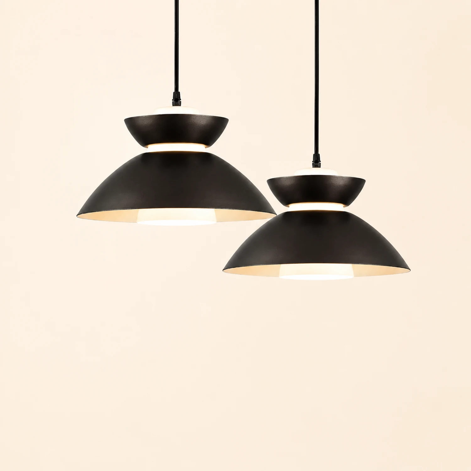 Medium Dimmable Pendant Large Farmhouse Hanging Lights - Lumpaz