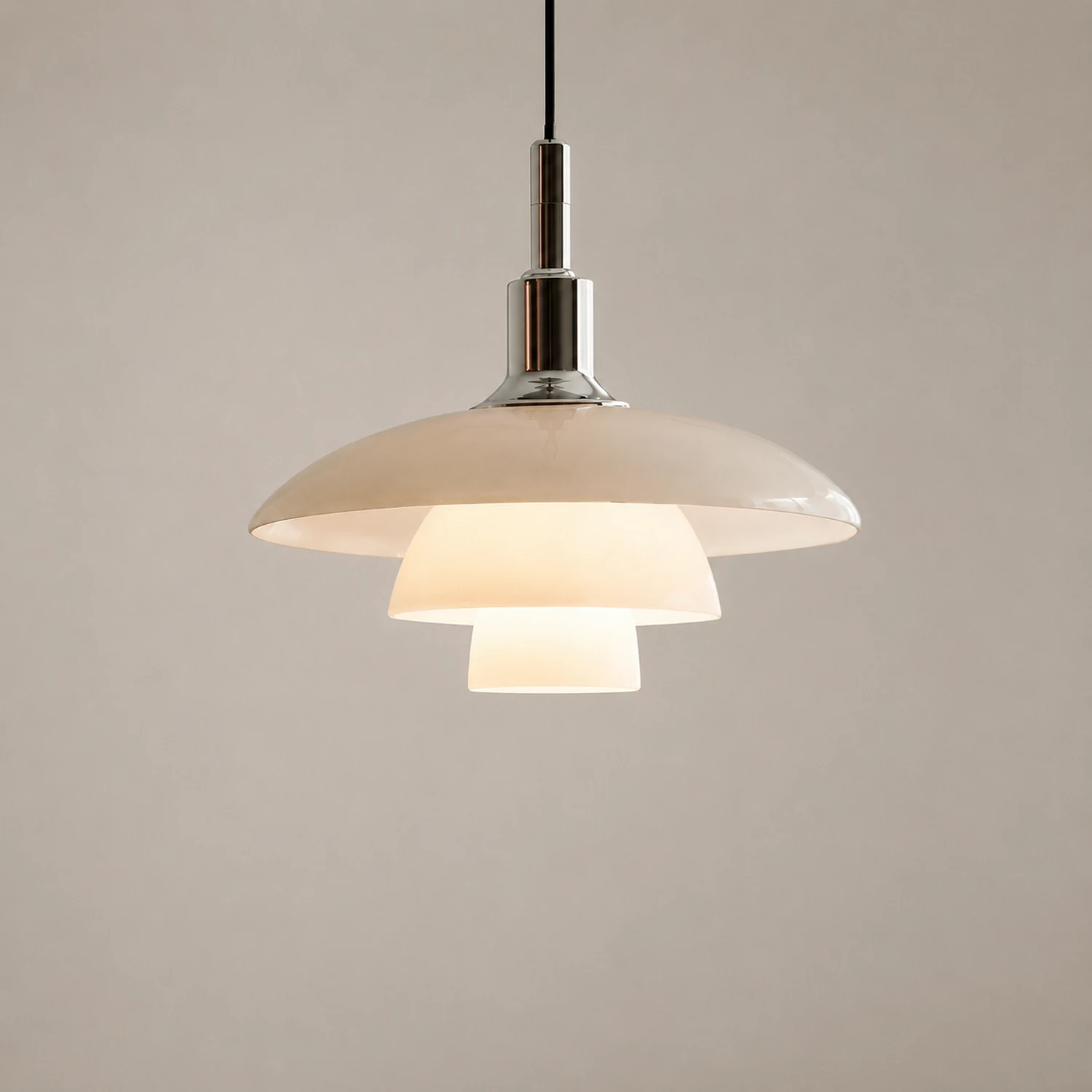 Medieval Nordic Simple Bauhaus Glass Pendant Light - Lumpaz