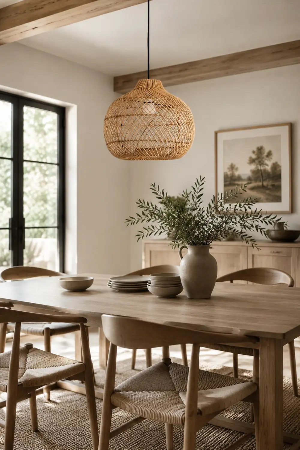 Boho High Quality Rattan Handwoven Pendant Light - Lumpaz