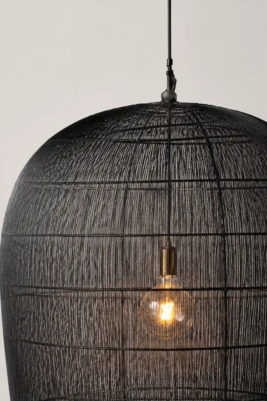 Wabi Sabi Simple Rattan Can Pendant Light - Lumpaz