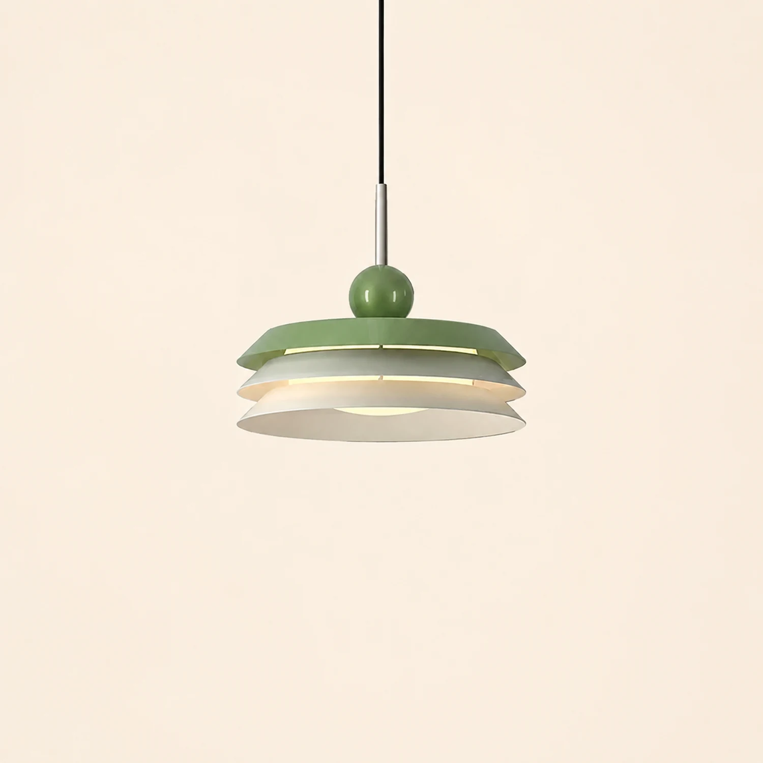 Modern Morandi Layered Metal Hanging Lights - Lumpaz