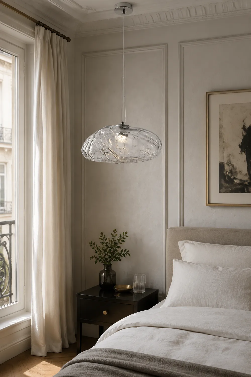 Stylish Glass Cloud Shape Pendant Light Indoor Fixture Decorative Light - Lumpaz