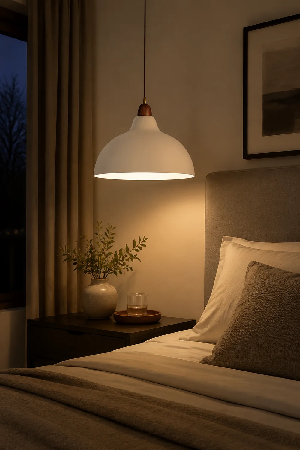 Nordic Light Luxury White Hanging Light For Kitchen - Lumpaz